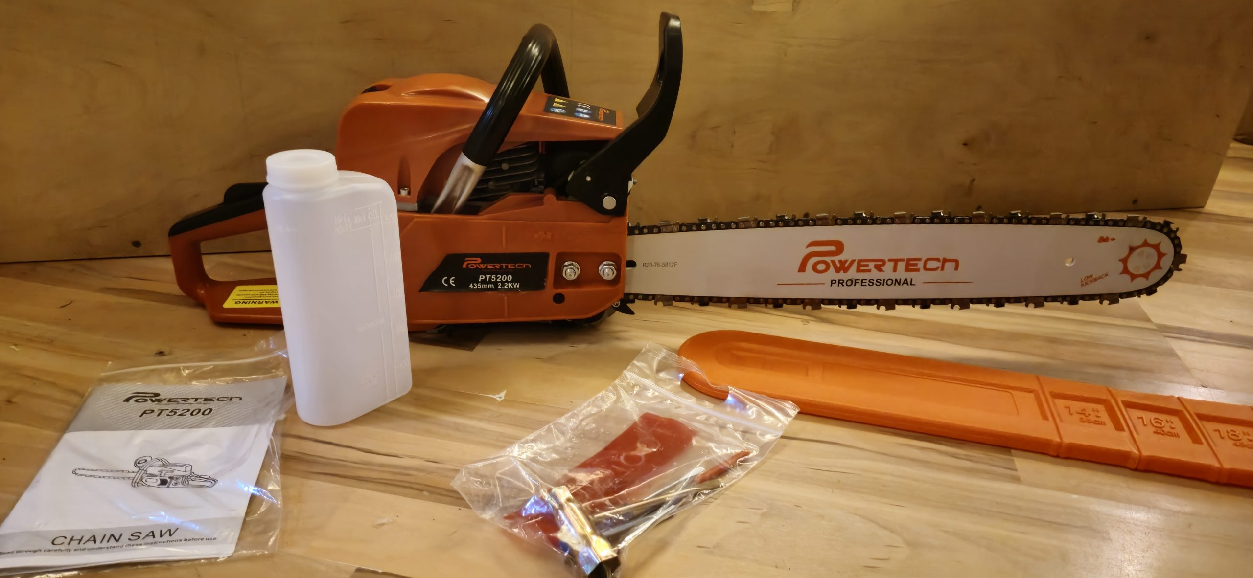 Powertech PT5200 Kettensäge - Leistungsstark und Zuverlässig