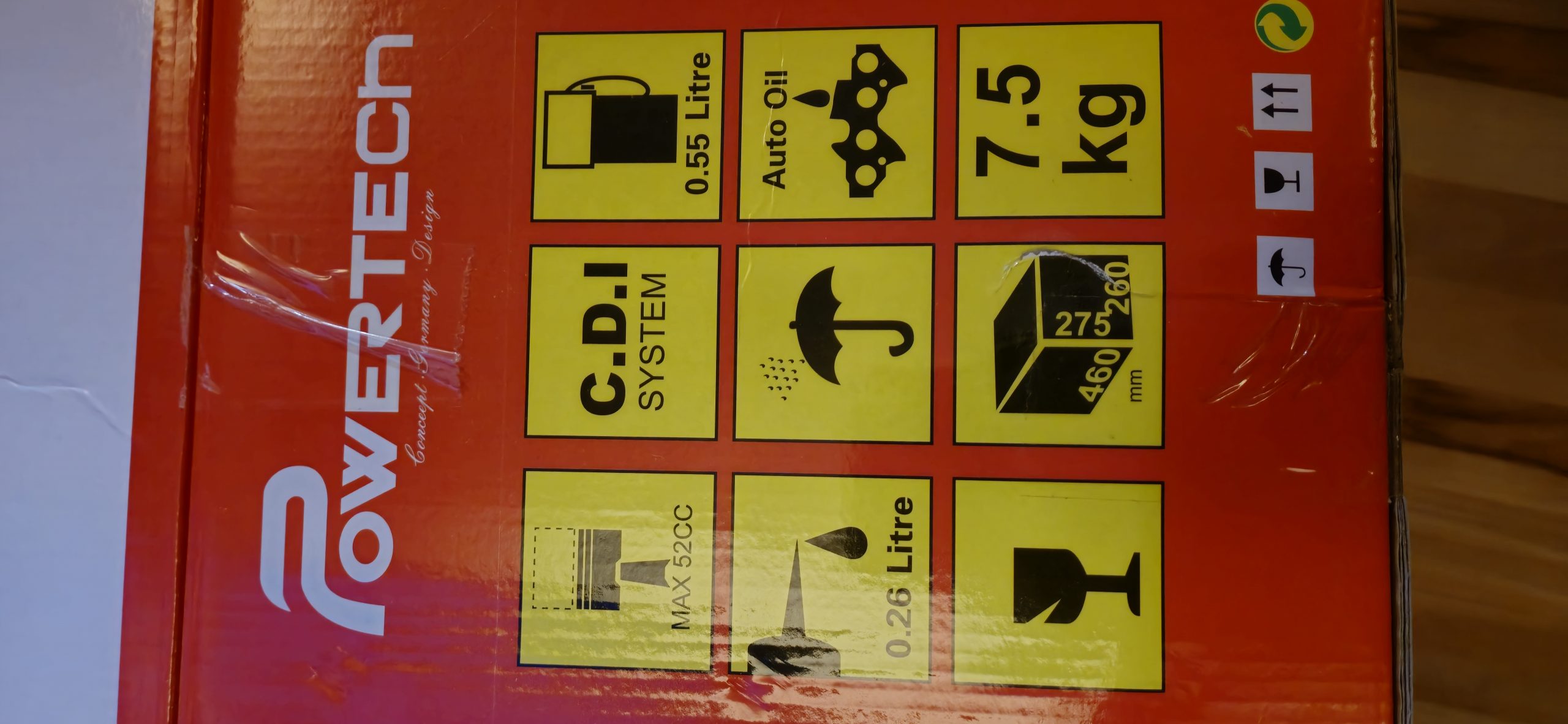 Powertech PT5200 Kettensäge - Leistungsstark und Zuverlässig – Bild 3